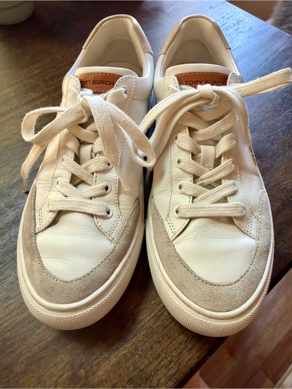 Tory Burch Bari Nappa Color Block sneakers size 7M - Picture 2 of 10